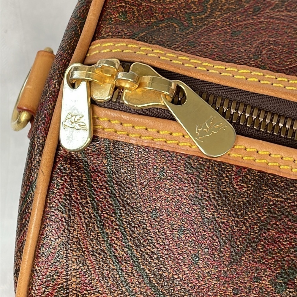 Etro Paisley Large Travel Duffel Duffle Bag Carryon View 4